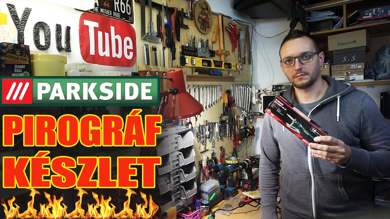 PARKSIDE PIROGRÁF KÉSZLET //PBMK 30 A1// WOOD BURNING TOOL