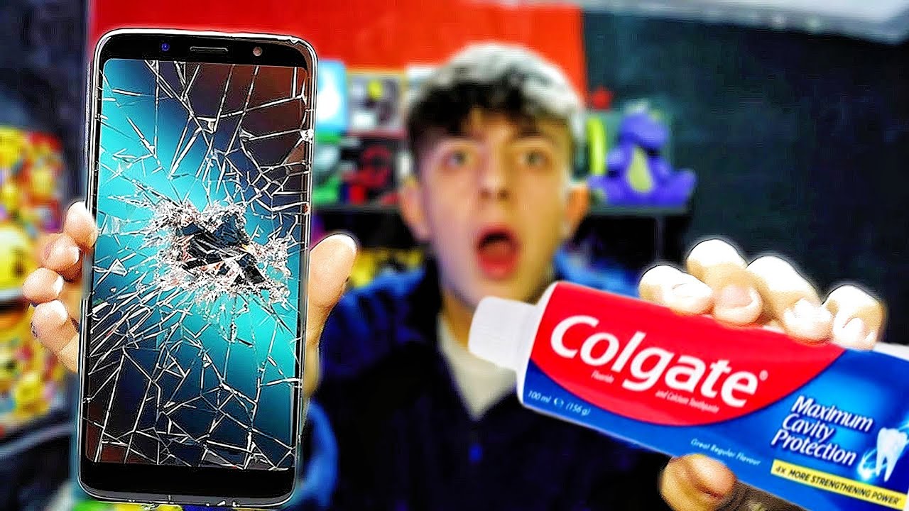 Arregla tu Pantalla ROTA con Pasta de Dientes
