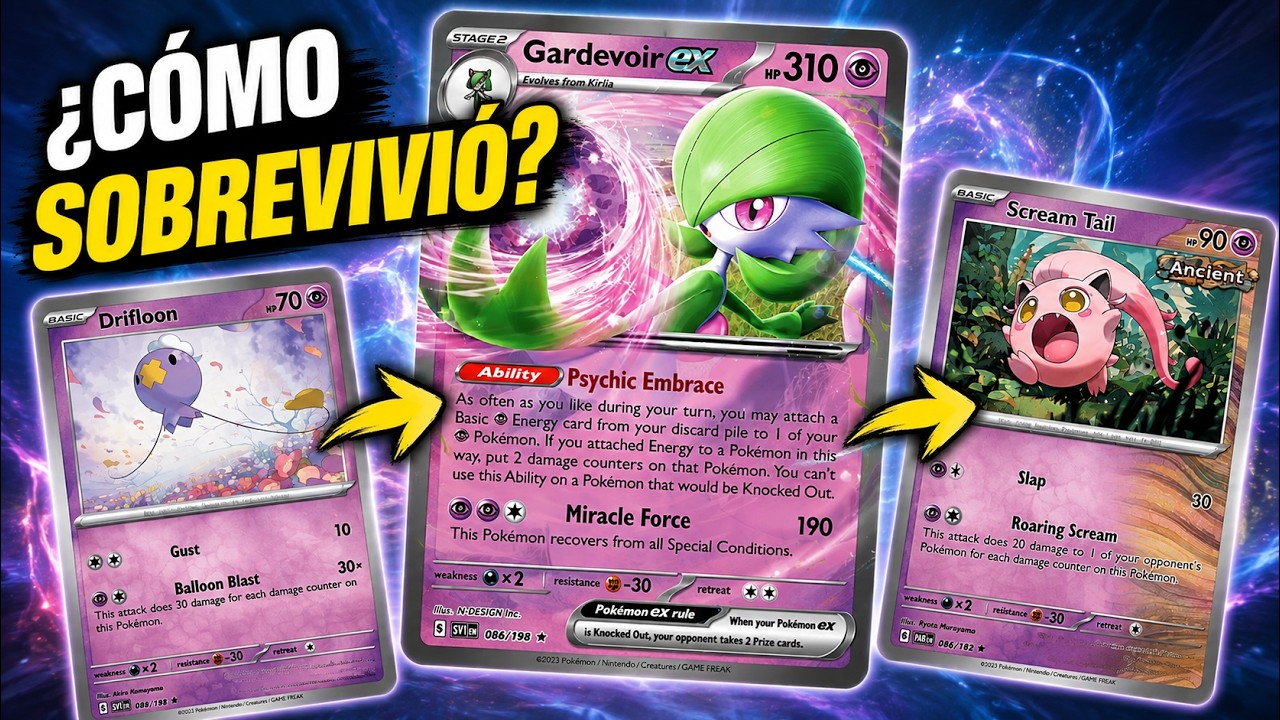 Gardevoir ex 🔮Asi Evoluciono Este Deck Legendario de Pokemon TCG