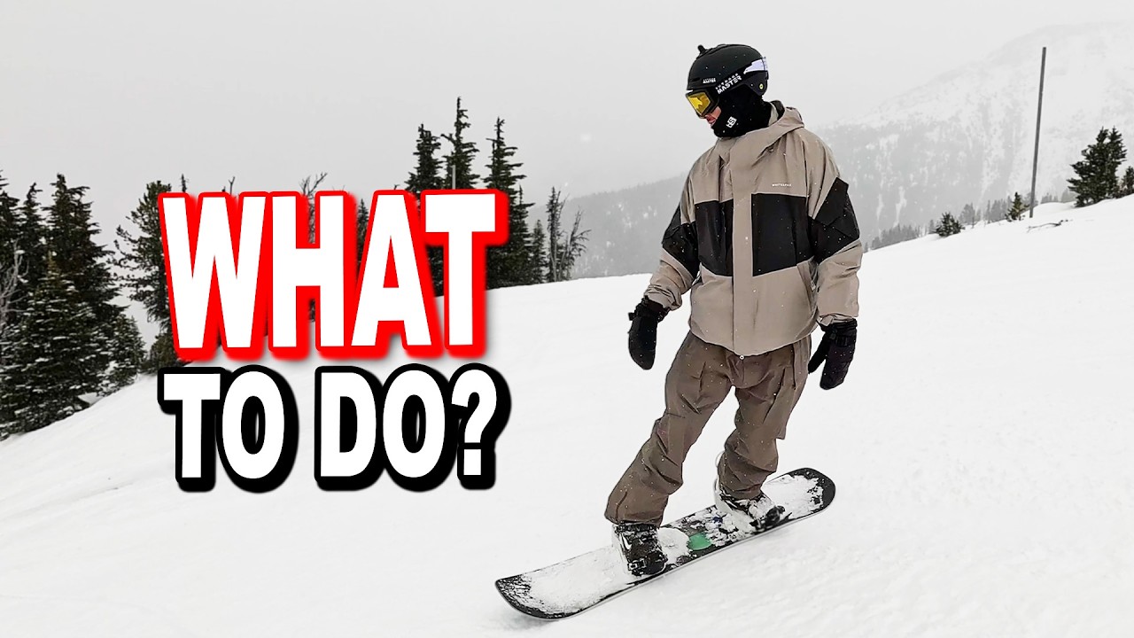 Что делать во время первого спуска на сноуборде за день?