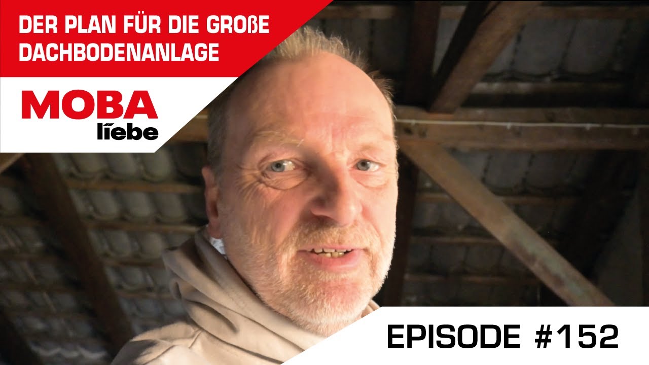 ( Episode #152 ) Hier entsteht die neue Märklin Dachbodenanlage von mir und das ist der Plan