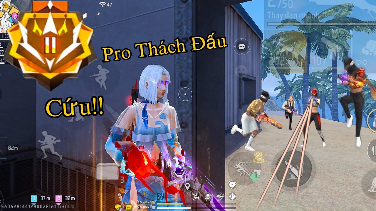 [FREEFIRE] CÂN 4 Đỉnh Cao🔥Trên Rank THÁCH ĐẤU Tử Chiến💀🇻🇳Mobile