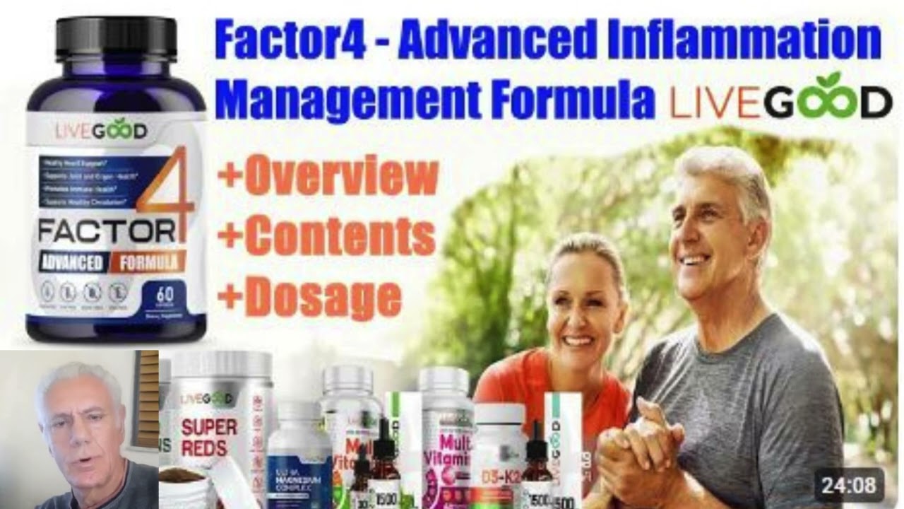 LIVEGOOD REVIEWS...Factor4 - Advanced Inflammation Management #livegoodreview #livegoodproducts