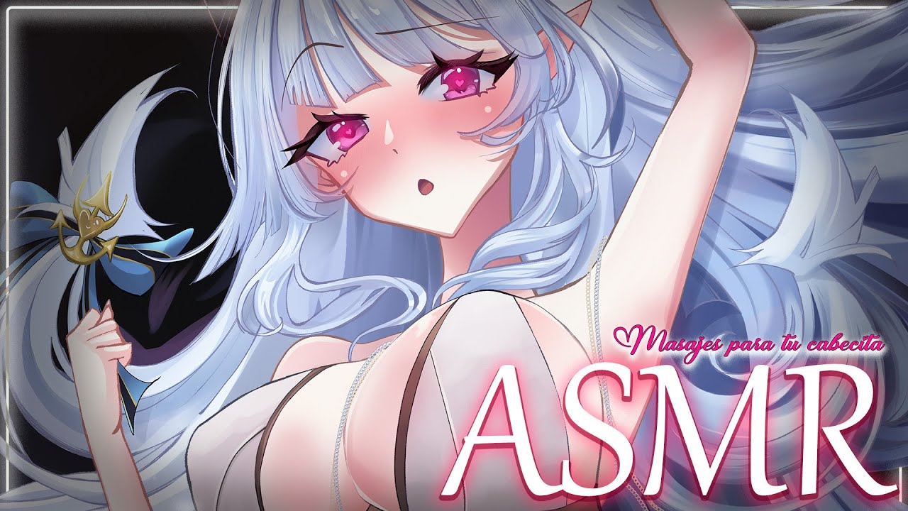 【ASMR 3Dio】Tu novia te ayuda a dormir profundamente (besitos, masajes, palabras de animo) #asmr