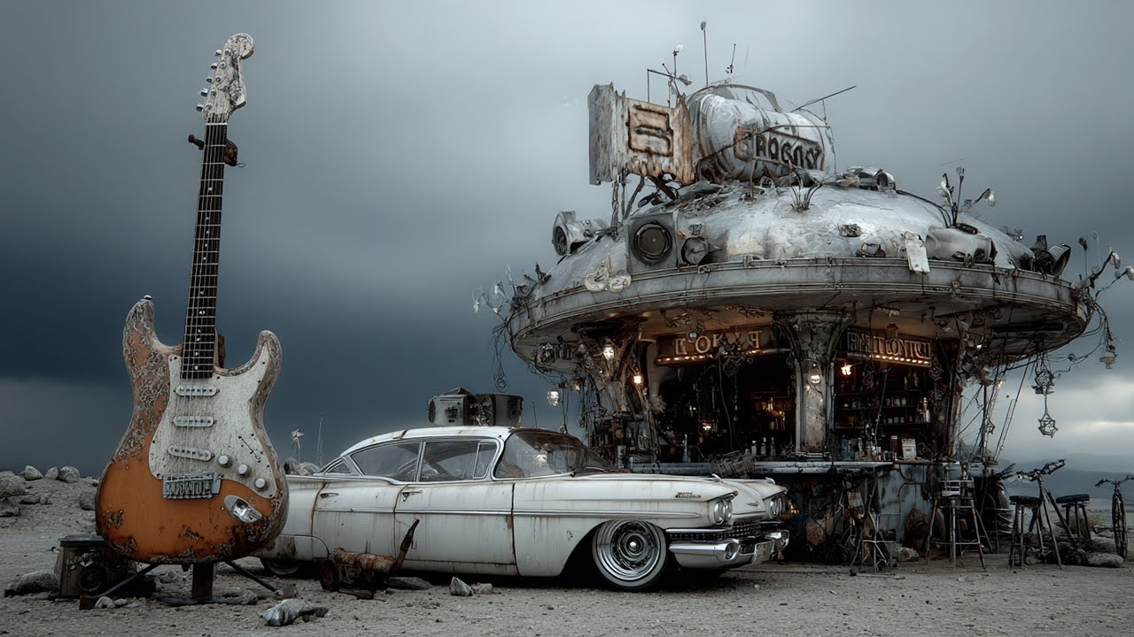 Roadside Blues | AI Short Film |  Surreal AI Generated Video | AI Music Video |