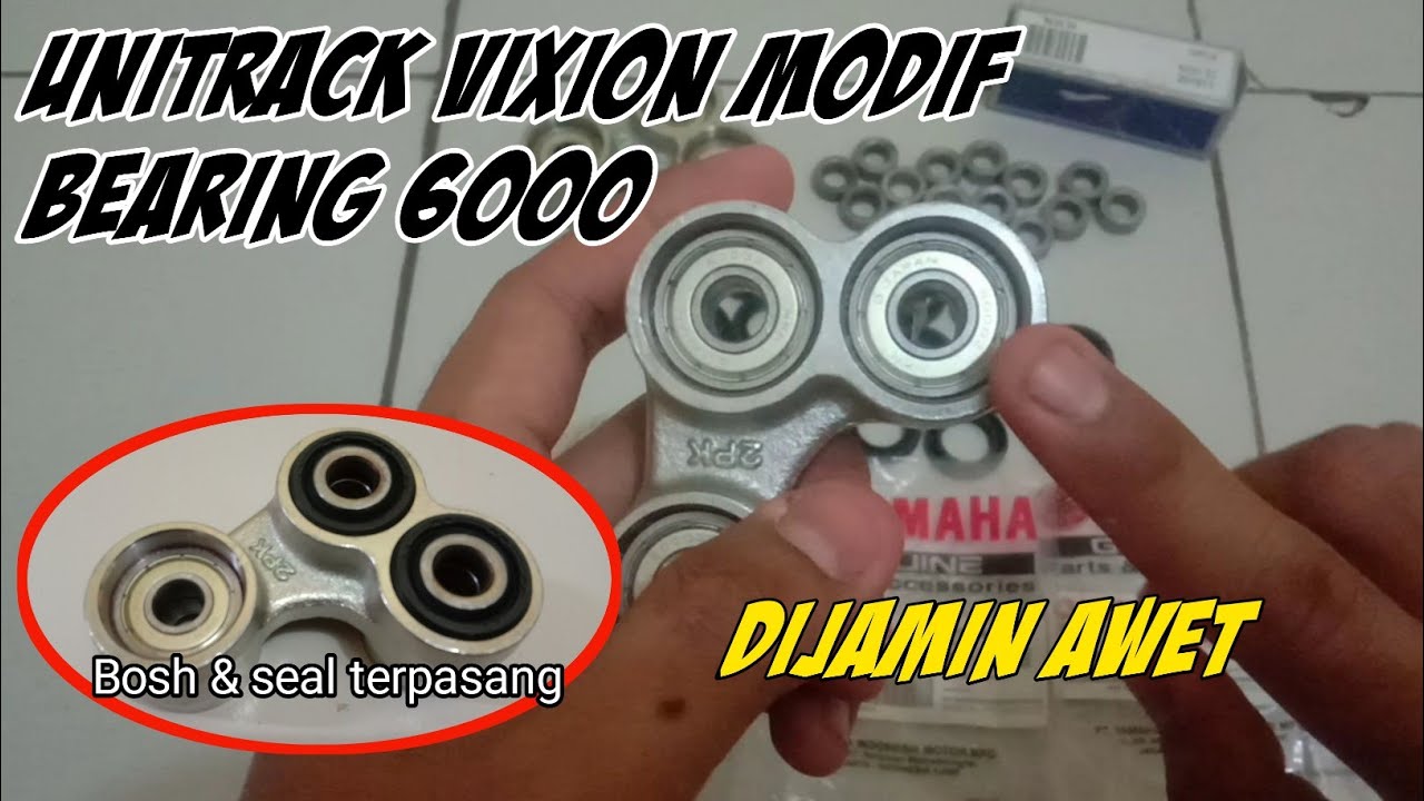 MODIF BOSH CONROD VIXION Pakai Bearing 6000 || Unitrack vixion
