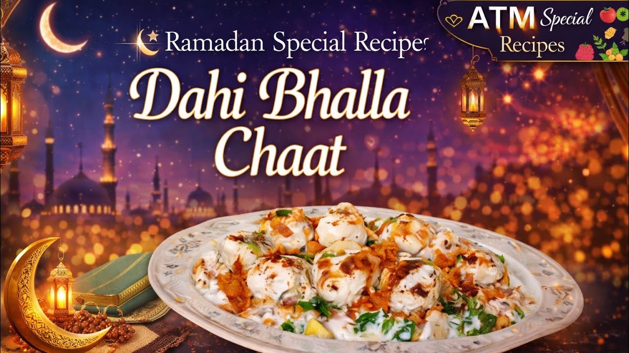 Ramadan Special Dahi Bhalla Chaat Recipe | Iftar Special Dahi Bhalle | Ramadan series 2026