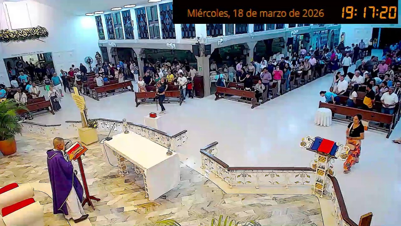 EUCARISTÍA     MIÉRCOLES 18   DE MARZO    DE 2026     PM