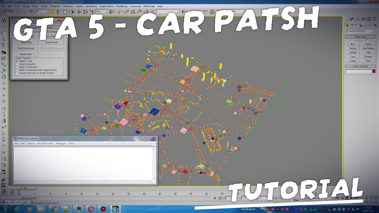 Nodes.XML - Пути автомобилей для GTA V с помощью 3dsmax и CodeWalker
