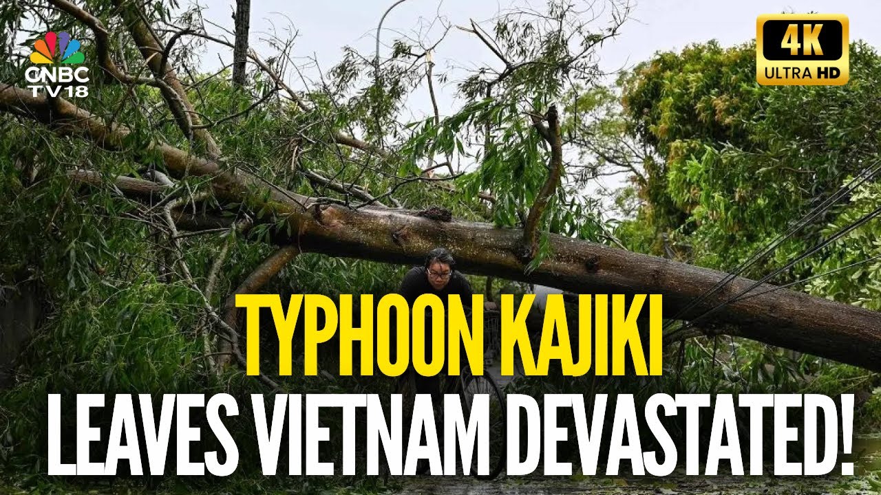 Typhoon Kajiki | 3 Dead In Vietnam | Streets Of Hanoi Flooded | 7,000 Homes Damaged | N18G