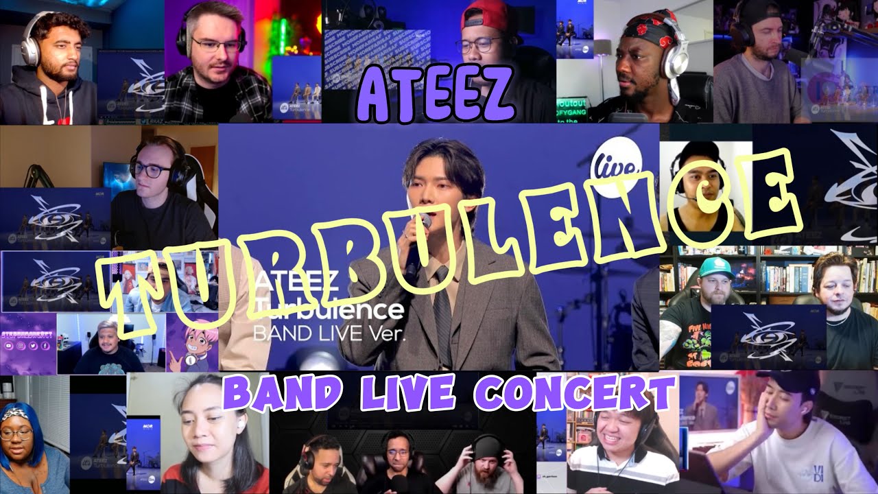 ATEEZ - 'Turbulence'  Band Live Concert | REACTION MASHUP 