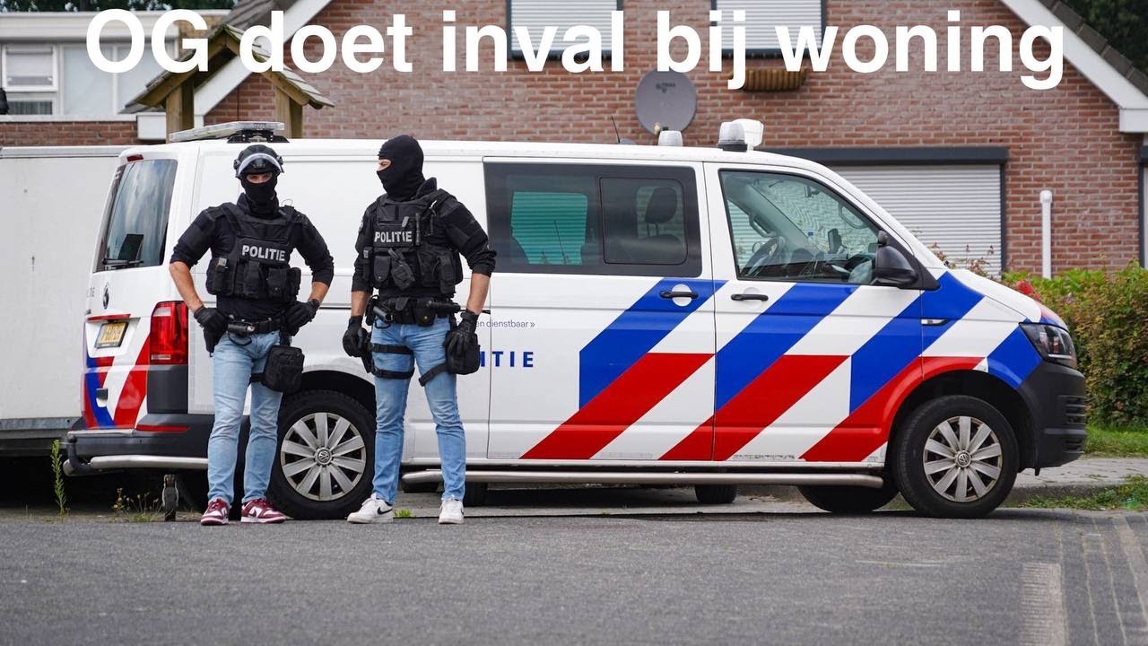Ondersteuningsgroep (OG) doet inval bij woning in Hoogkerk