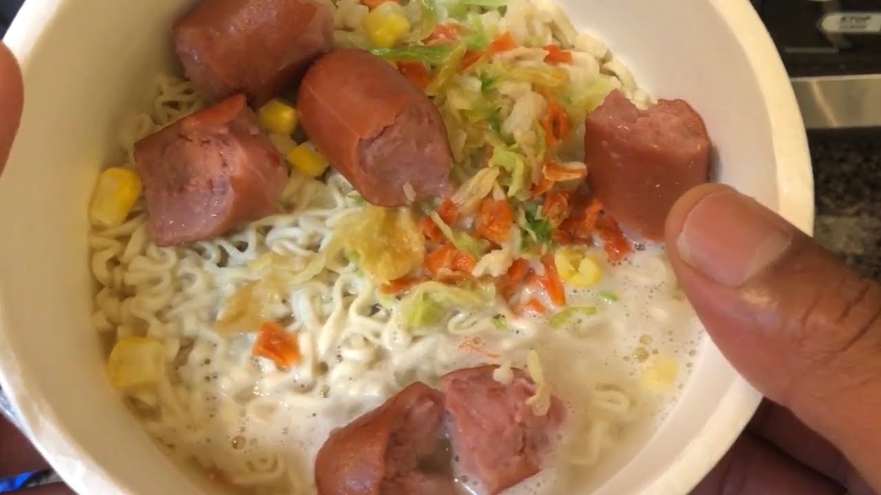 How to make Ramen Noodles with Fresh Hotdog Meat