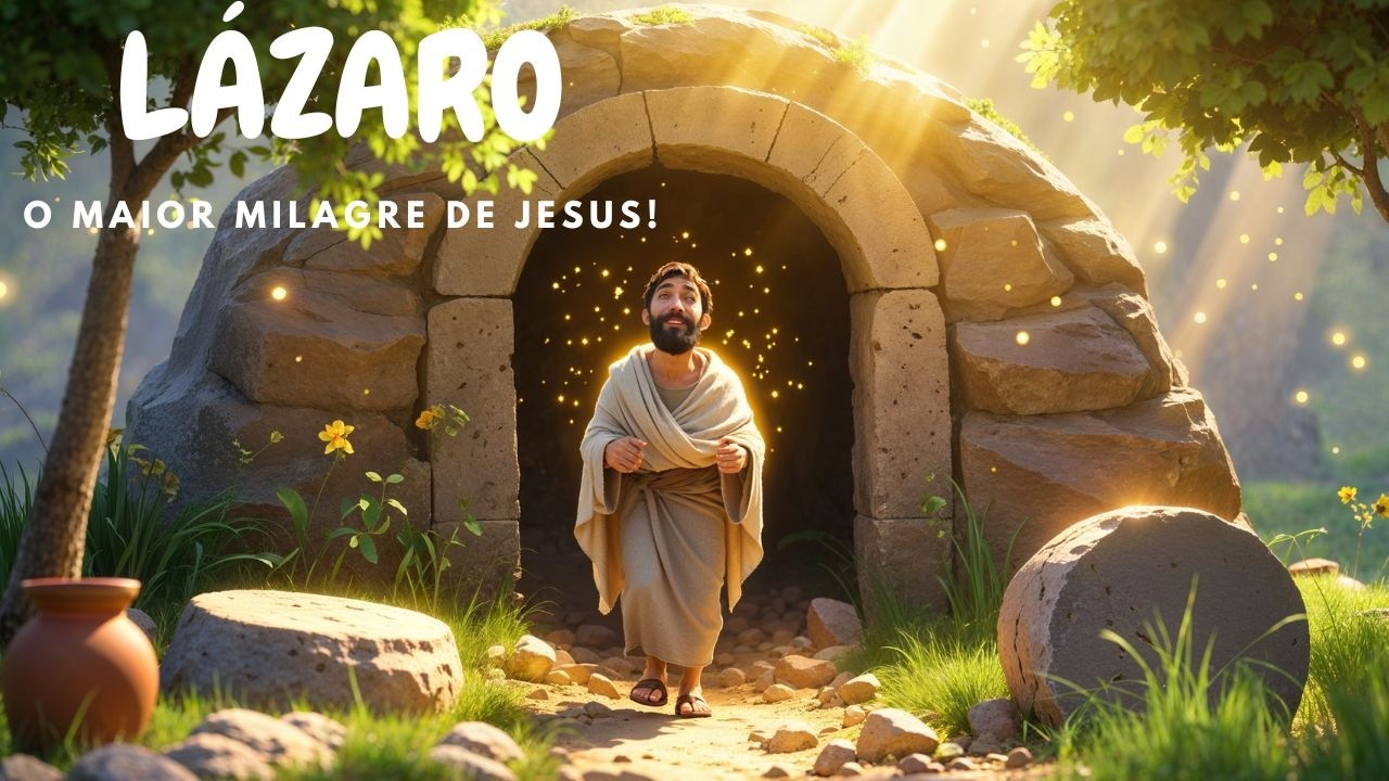JESUS TROUXE LÁZARO DE VOLTA À VIDA?! | História Bíblica Infantil
