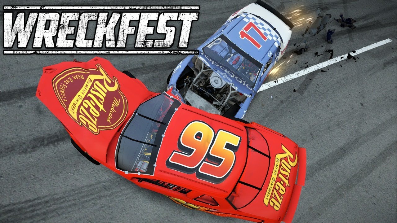 Lightning McQueen Nascar Racing + Crashes! | Wreckfest Live Stream