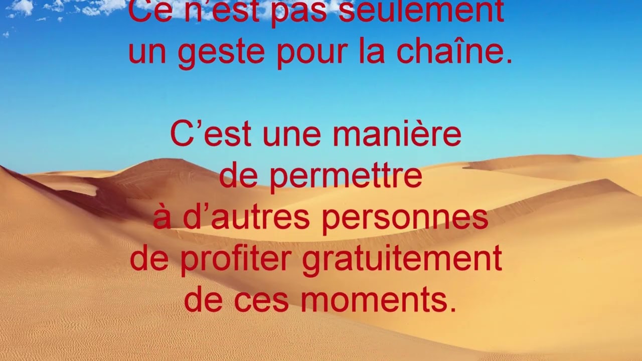 Offrir mon expérience