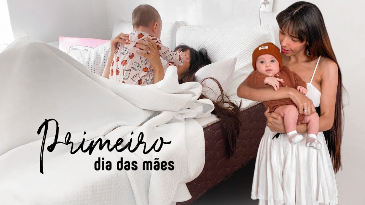 Meu primeiro dia das mães | fiz Muffin’s de banana 🫖🥞 7 meses do meu bebê