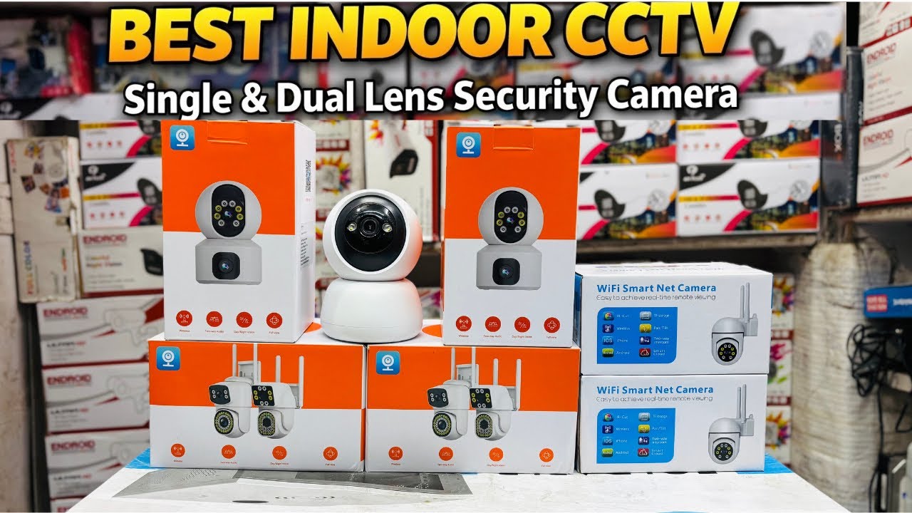 Cheapest Best Indoor CCTV Camera Single&Dual Lens Market in Delhi 🔥|#camera 