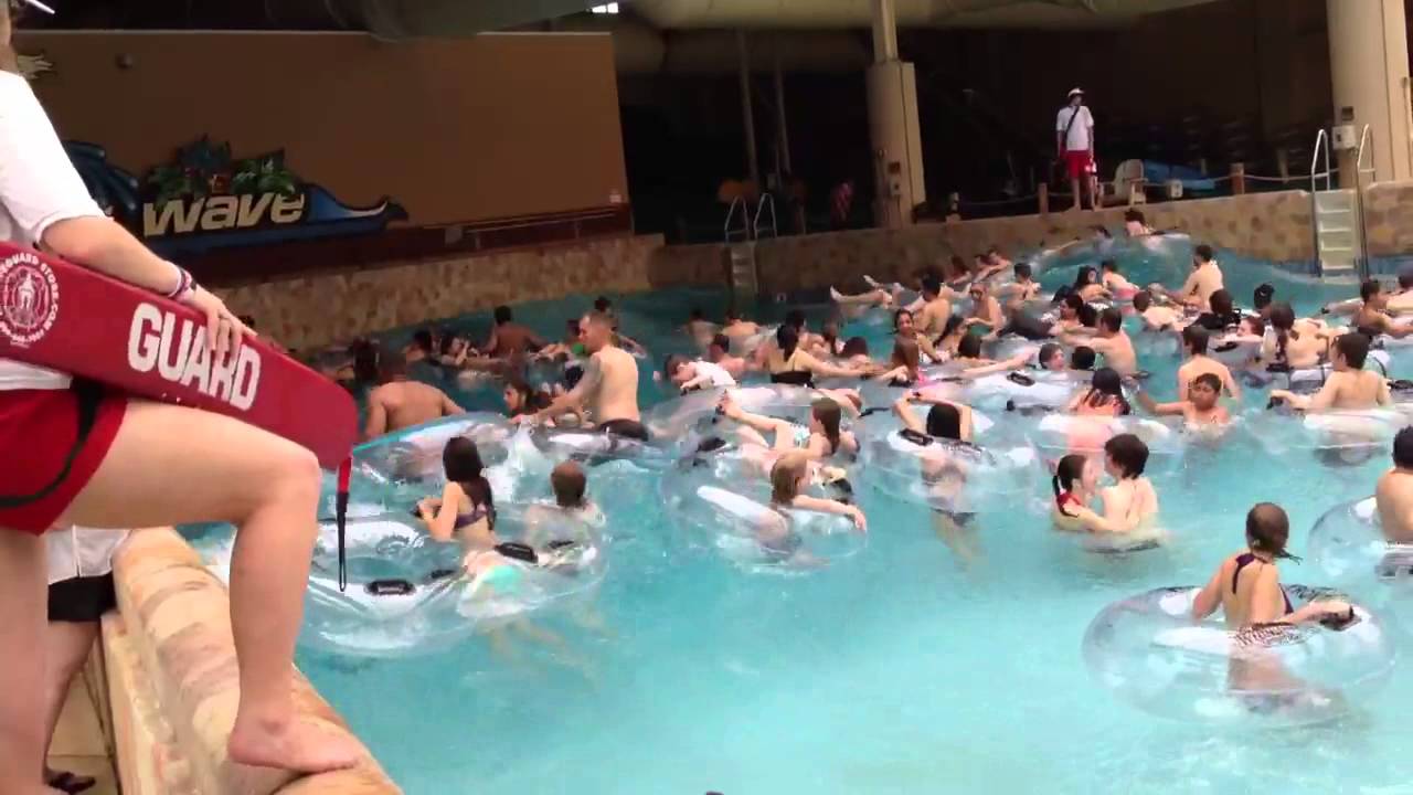 The Save at the Great Wave/ wave pool in Wisconsin Dells