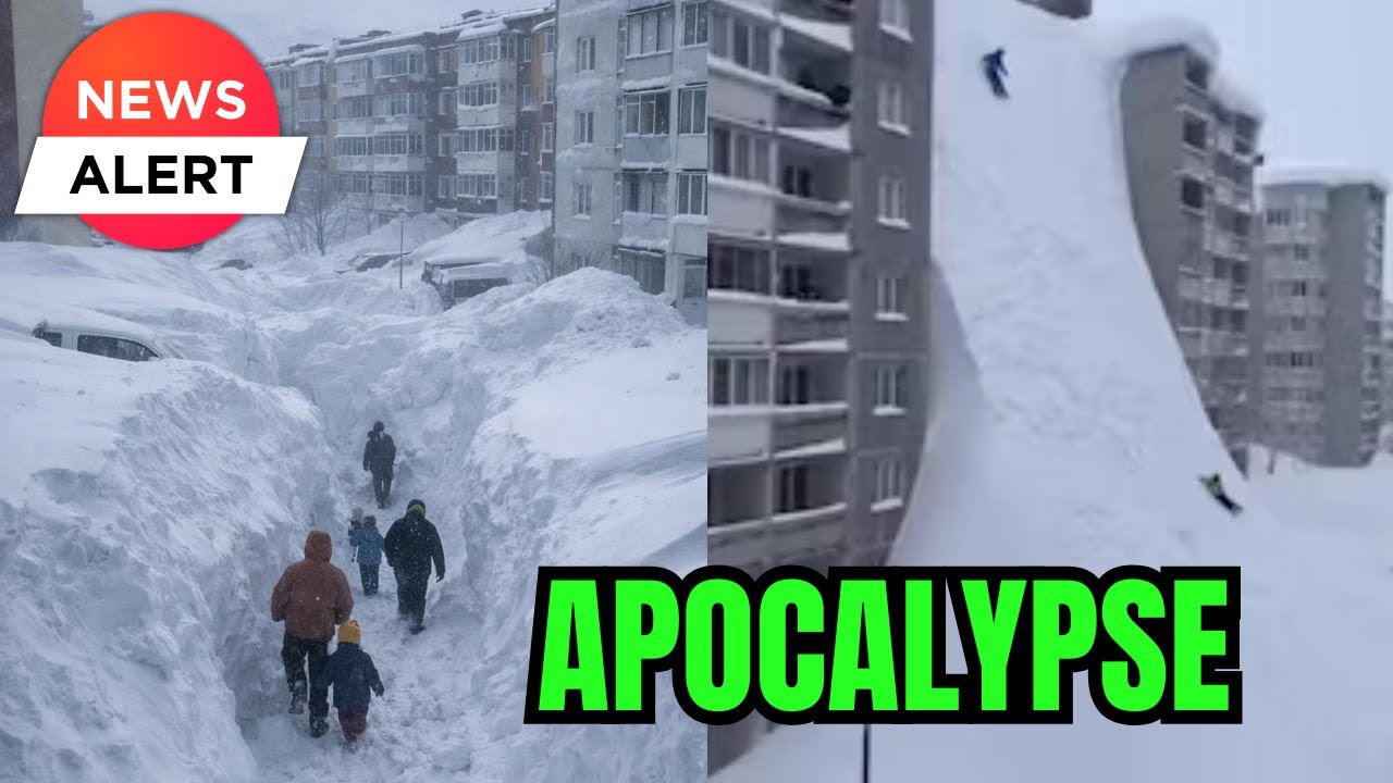 A WHOLE city buried in Snow up to 40ft ! State of EMERGENCY in Kamchatka ! You won't believe this !
