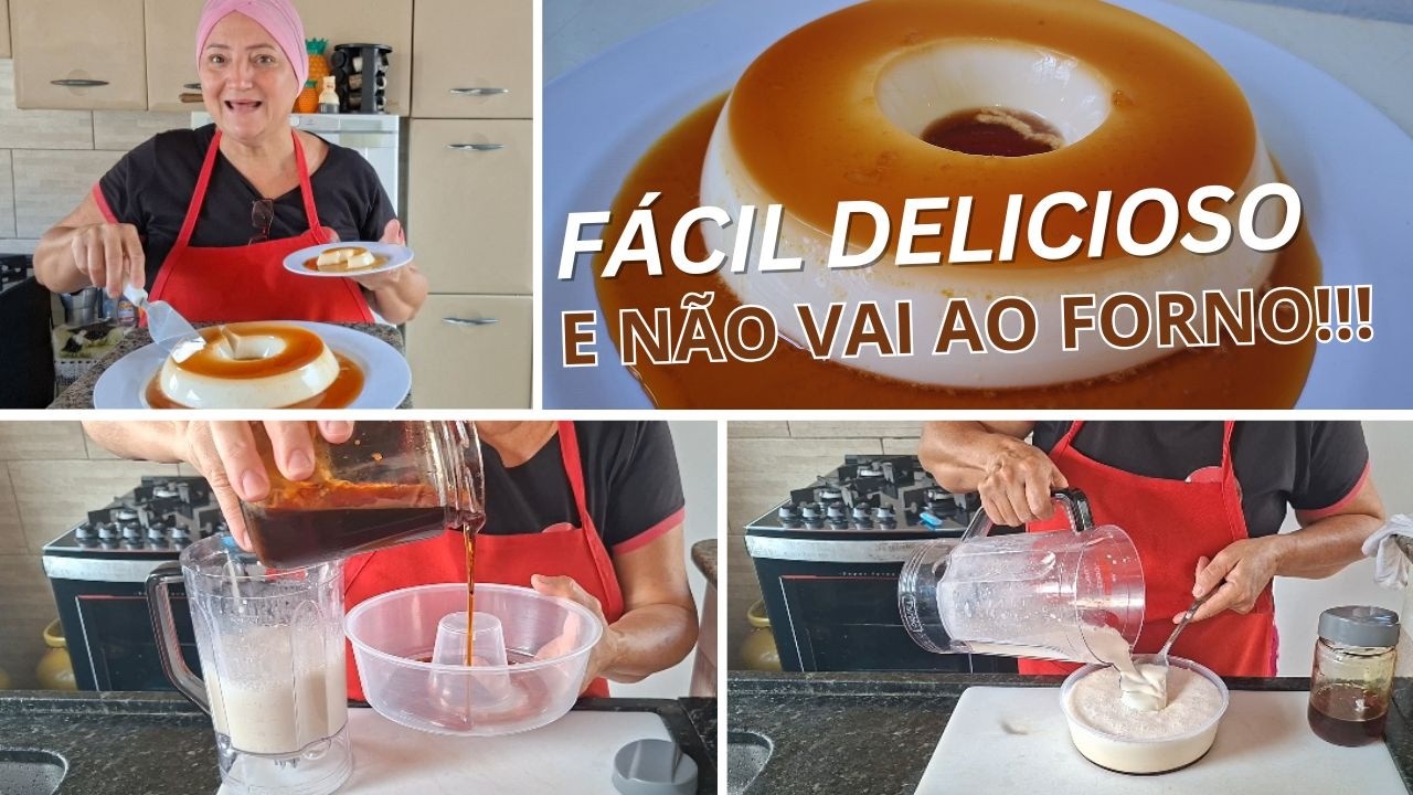 Pudim Sem Forno: Sobremesa Fácil, Rápida e Sem Complicação