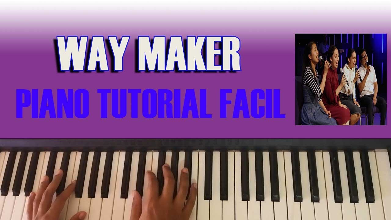 WAY MAKER |TUTORIAL DE PIANO  FÁCIL|✔️