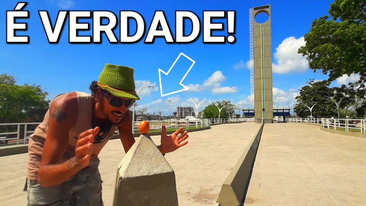 CHEGAMOS NO MEIO DO MUNDO | Marco Zero da linha do Equador no AMAP&Aacute;