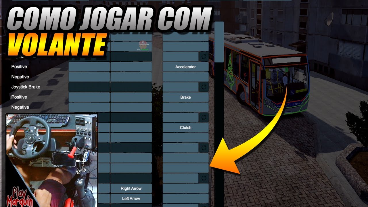 COMO JOGAR COM VOLANTE NO PROTON BUS SIMULATOR V300/301