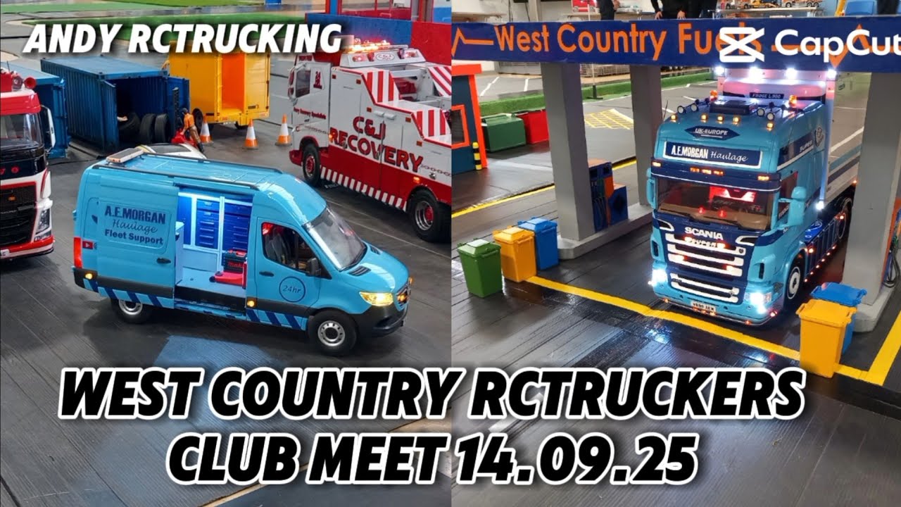Rctrucking action from the West Country Rctruckers club meet 14.09.25 
