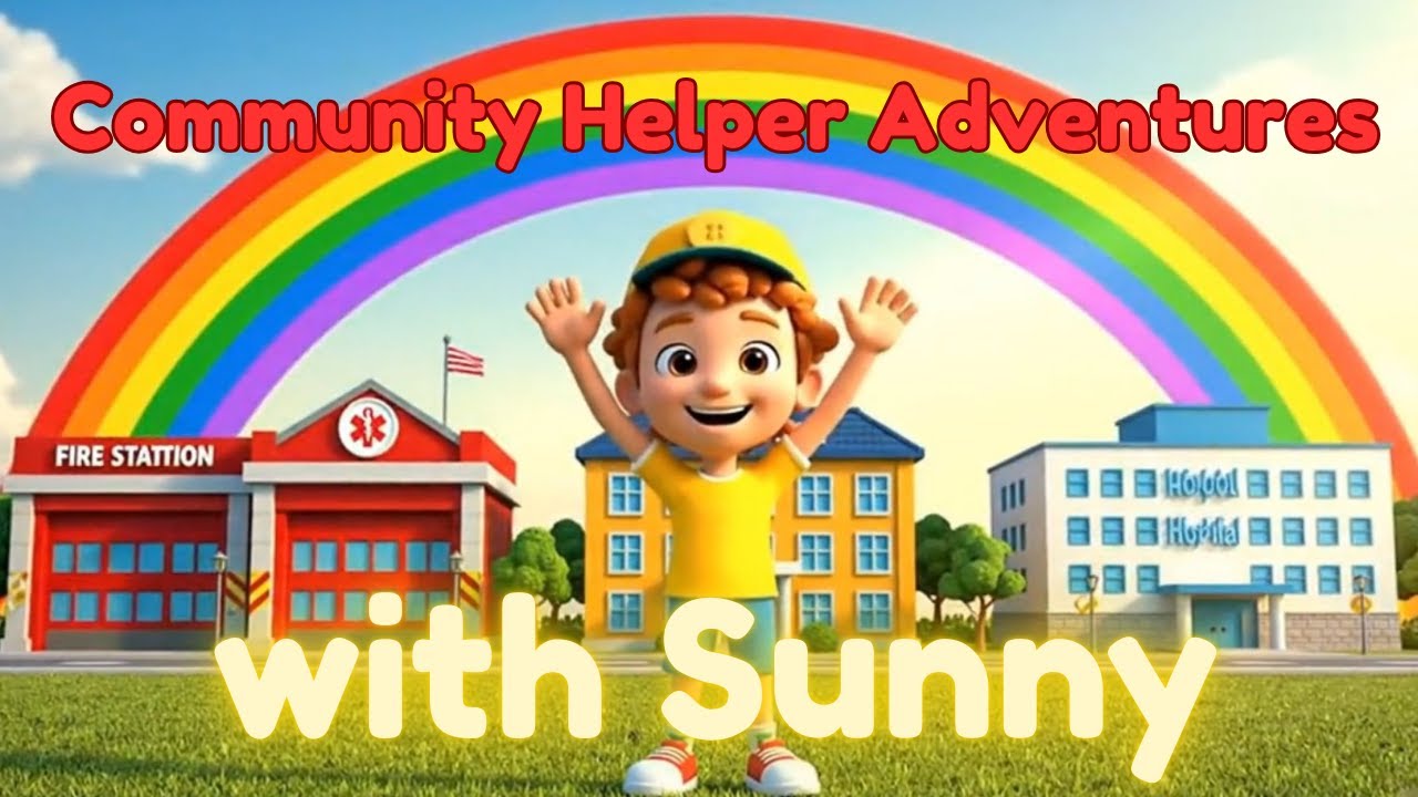 Community Helper Adventures with Sunny! Jobs for Toddlers