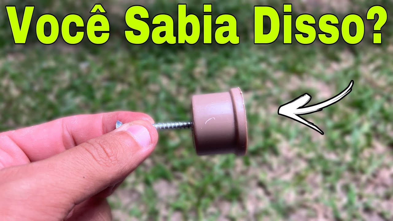 Morria e Não Sabia - Olha o que Fiz Usando CAP e CANO PVC