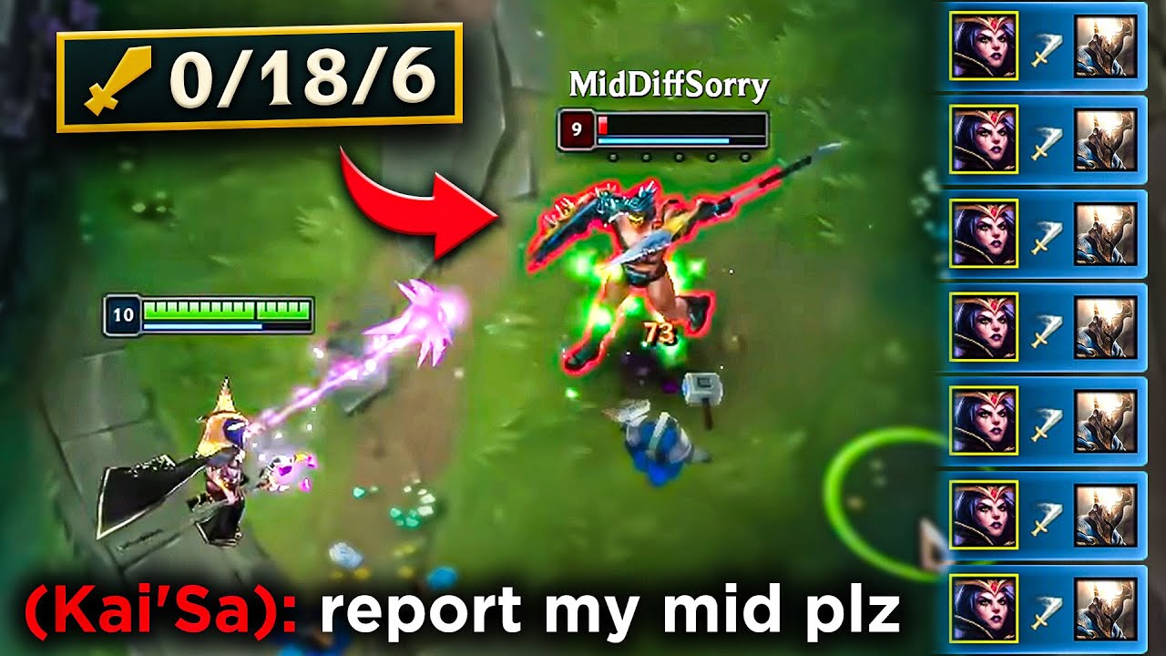 I face a man named 'MidDiffSorry' and show him the biggest mid gap of his life