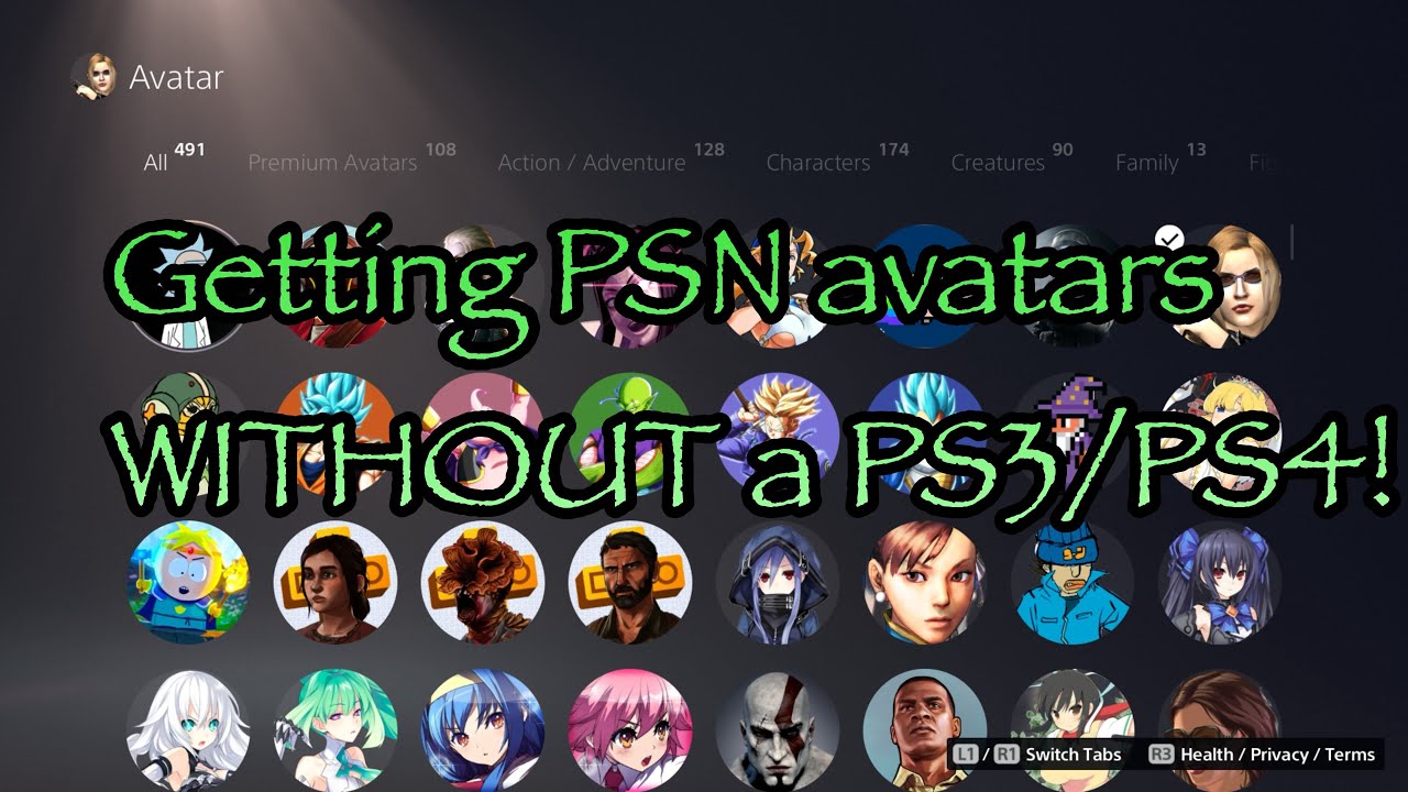 How To Get PSN Avatars WITHOUT A PS3/PS4!