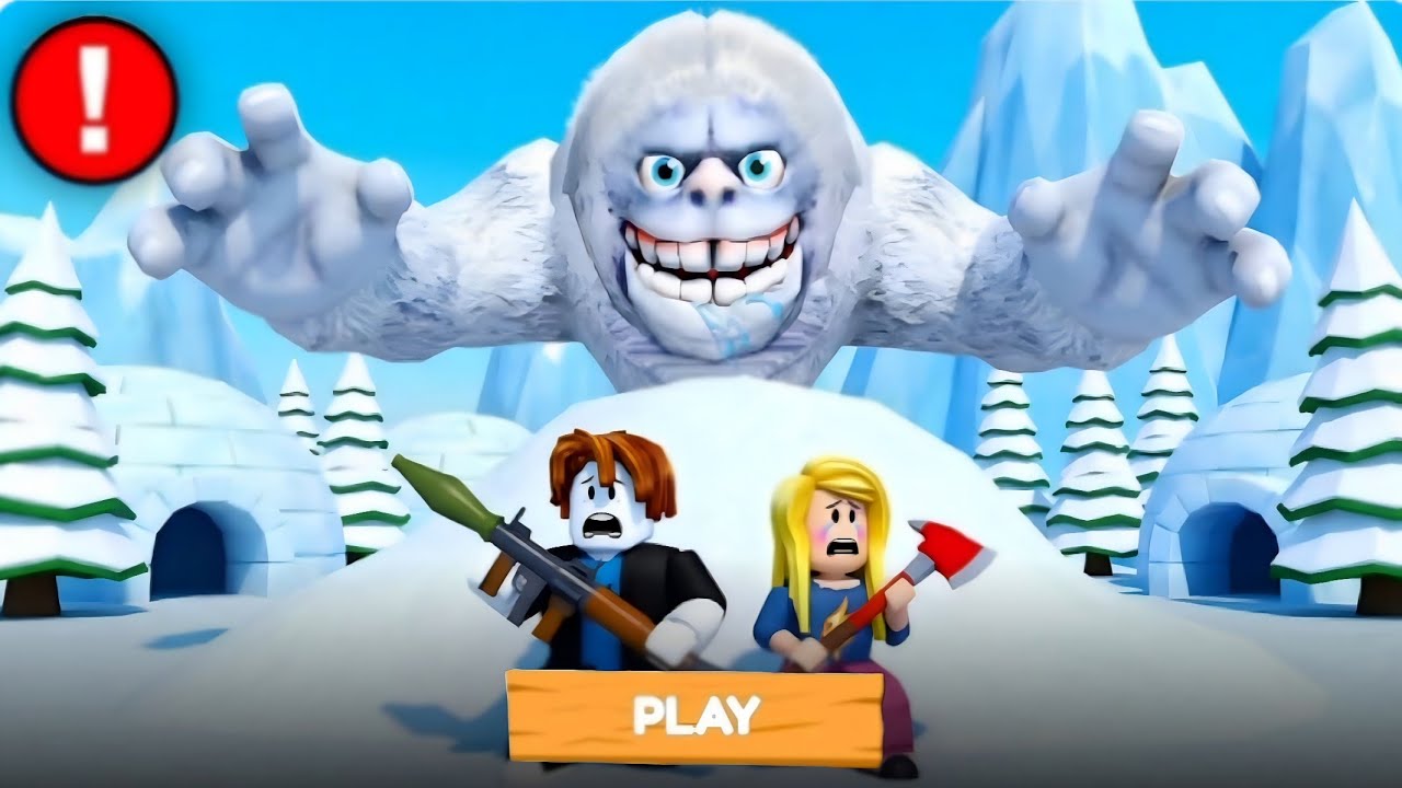 "ROBLOX" YETI'S ICE VILLAGE RUN 