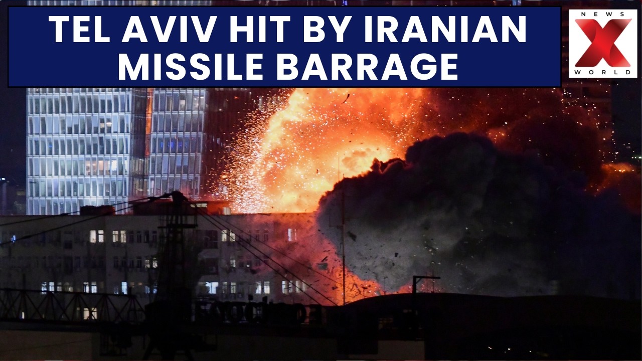 Iran Targets Central Israel Following Israeli Strikes In Beirut | NewsX World