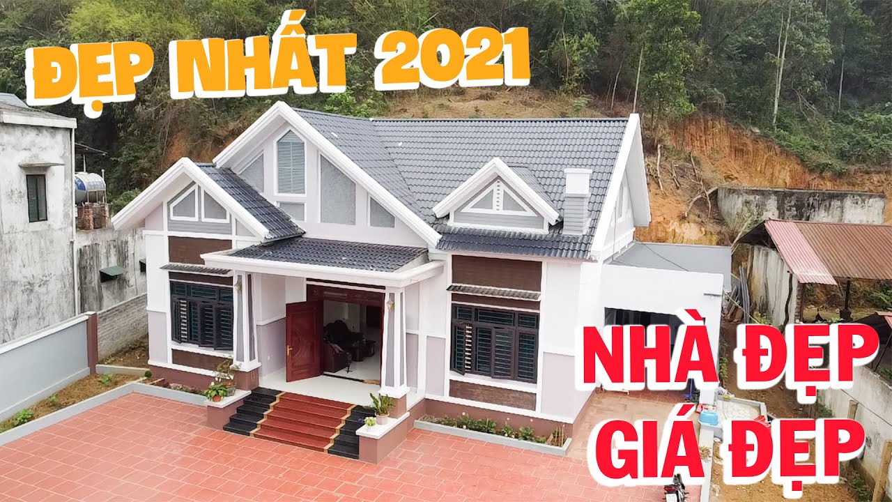 NHÀ VƯỜN mái thái CẤP 4 ai xem CŨNG MÊ VÌ QUÁ ĐẸP