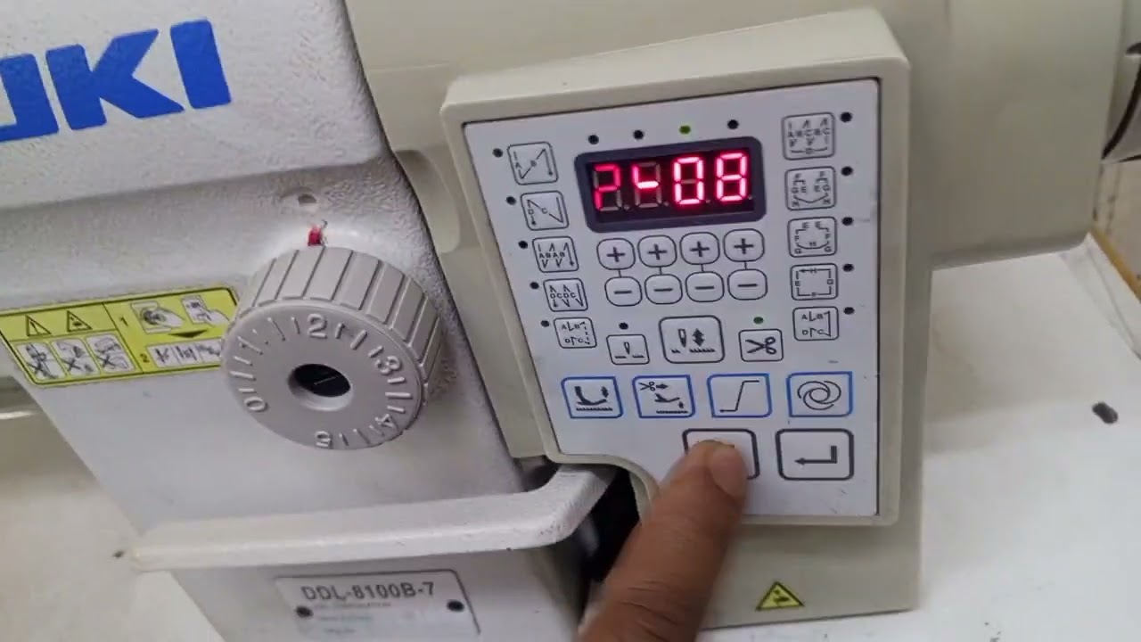 jukl sewing machine master all setting speed lock