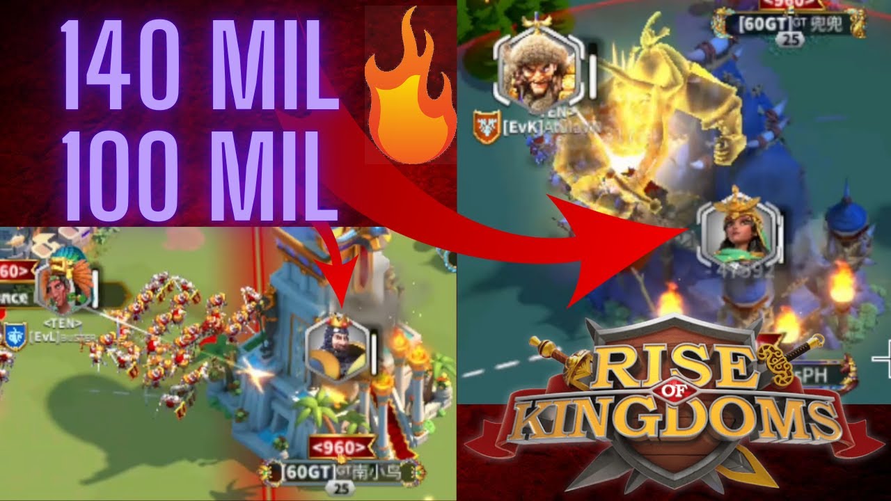 140M ZENO YSS CITY RALLY, 100M ZEROED, and More in 60GT 1960 1v3 KvK | Rise of Kingdoms
