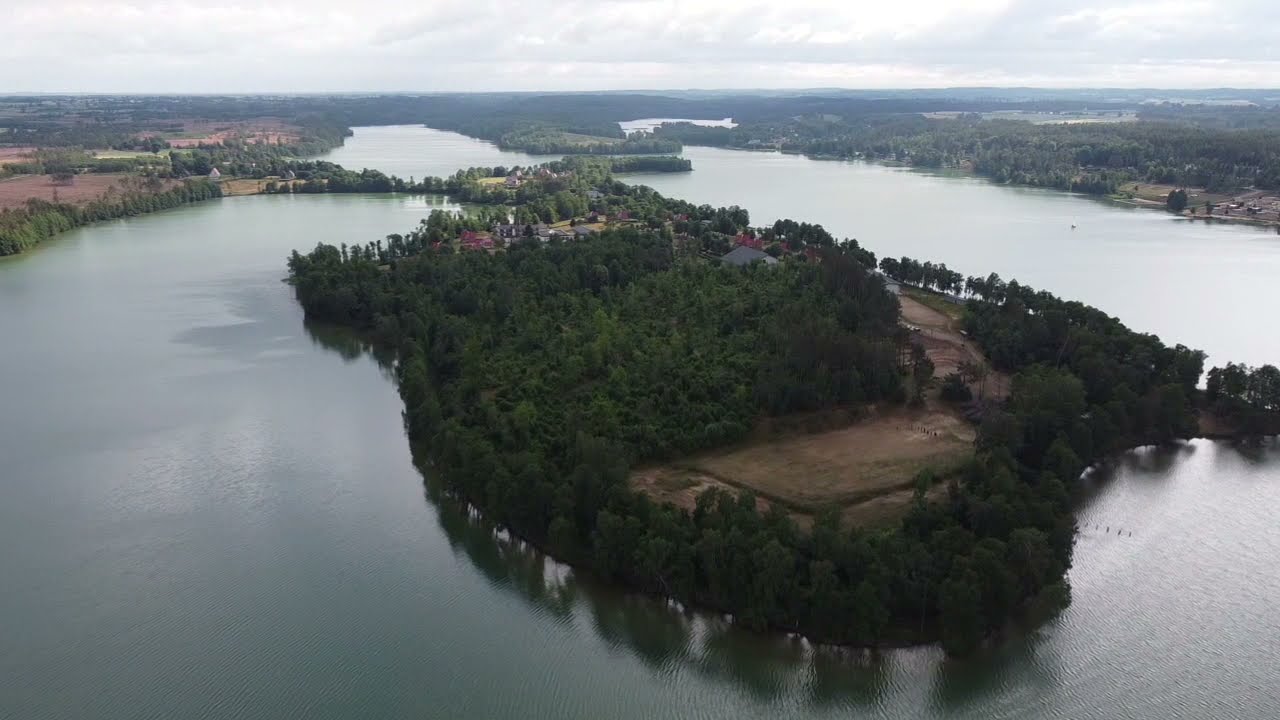 Jezioro Mausz z drona - Kłodno 2021