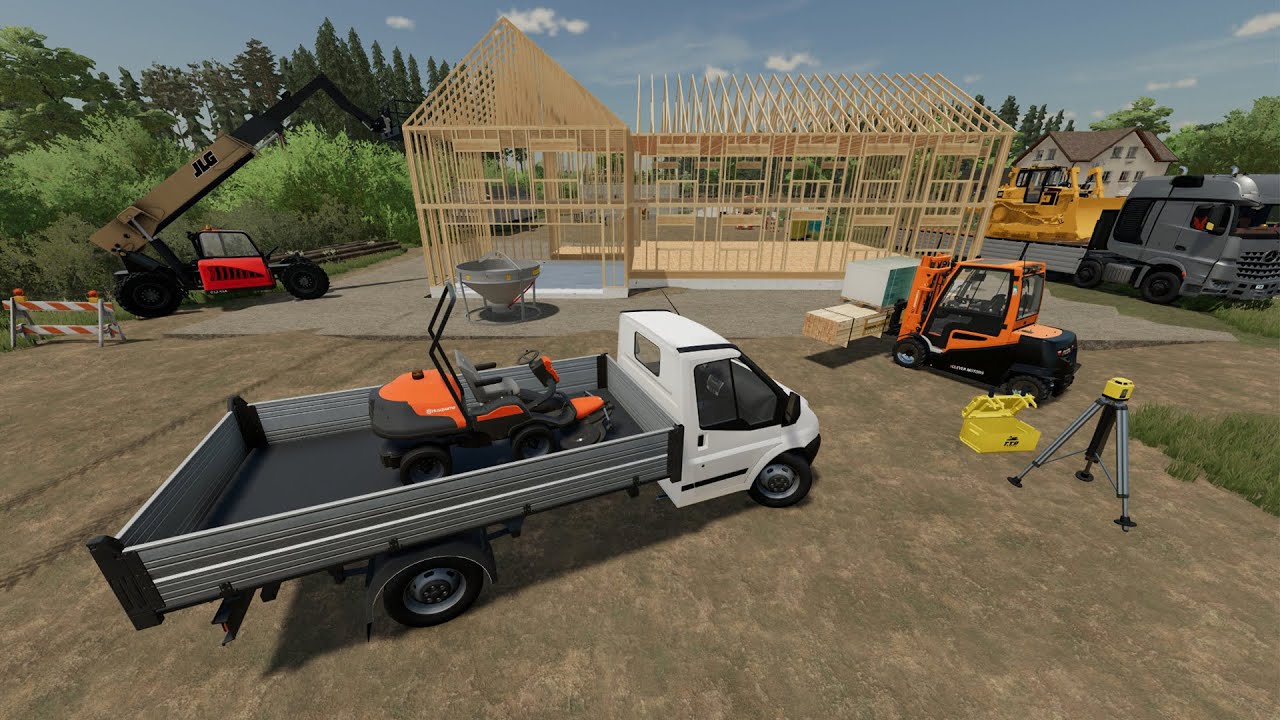 Construction d'une maison &eacute;tape par &eacute;tape sur Farming Simulator 22