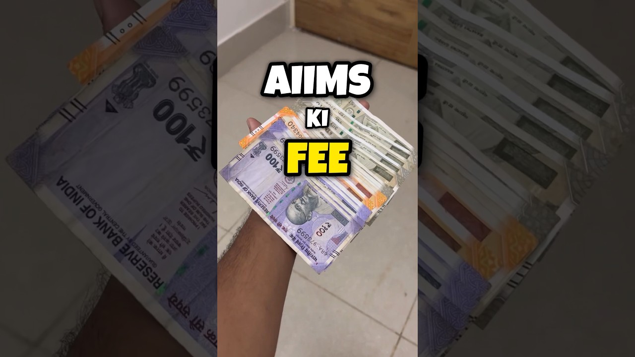 MBBS fee of AIIMS😱 #aiims #mbbs #fees #neet #neet2025 #aiimslife #shorts