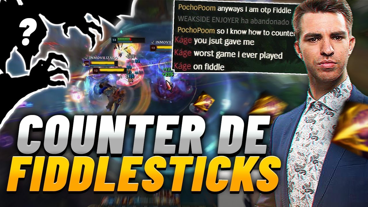 😡 ¡ME QUITAN MI MAIN Y LOS DESTRUYO! COMO HACER COUNTER A FIDDLESTICKS *NUEVA ESTRATEGIA*