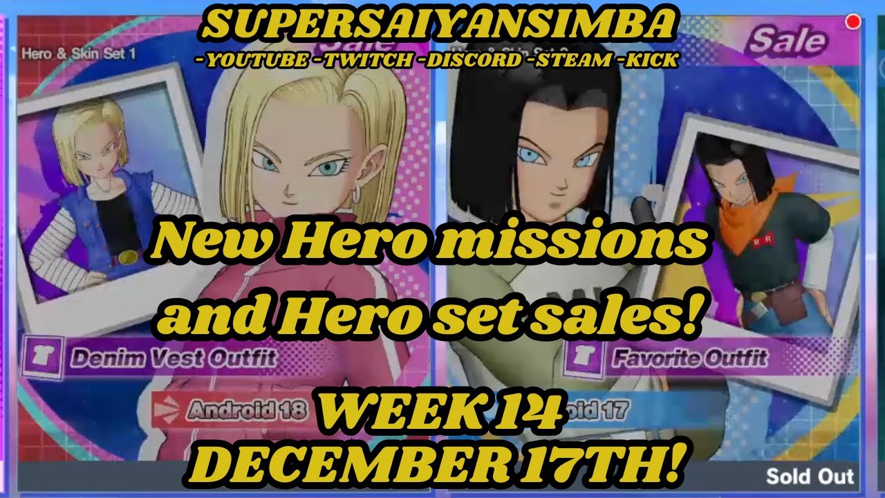 Week 14! New Hero Missions! Gekishin Squadra #gekishinsquadra#supersaiyansimba#dbz#dbs