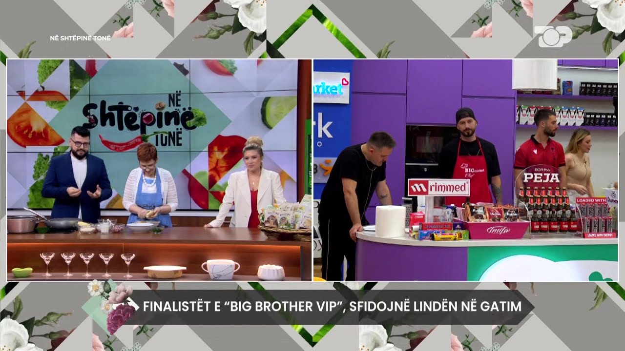 Romeo batuta me Lindën: Ça lije ti, e haja unë. Ja sfida LIVE në gatim - Në Shtëpinë Tonë