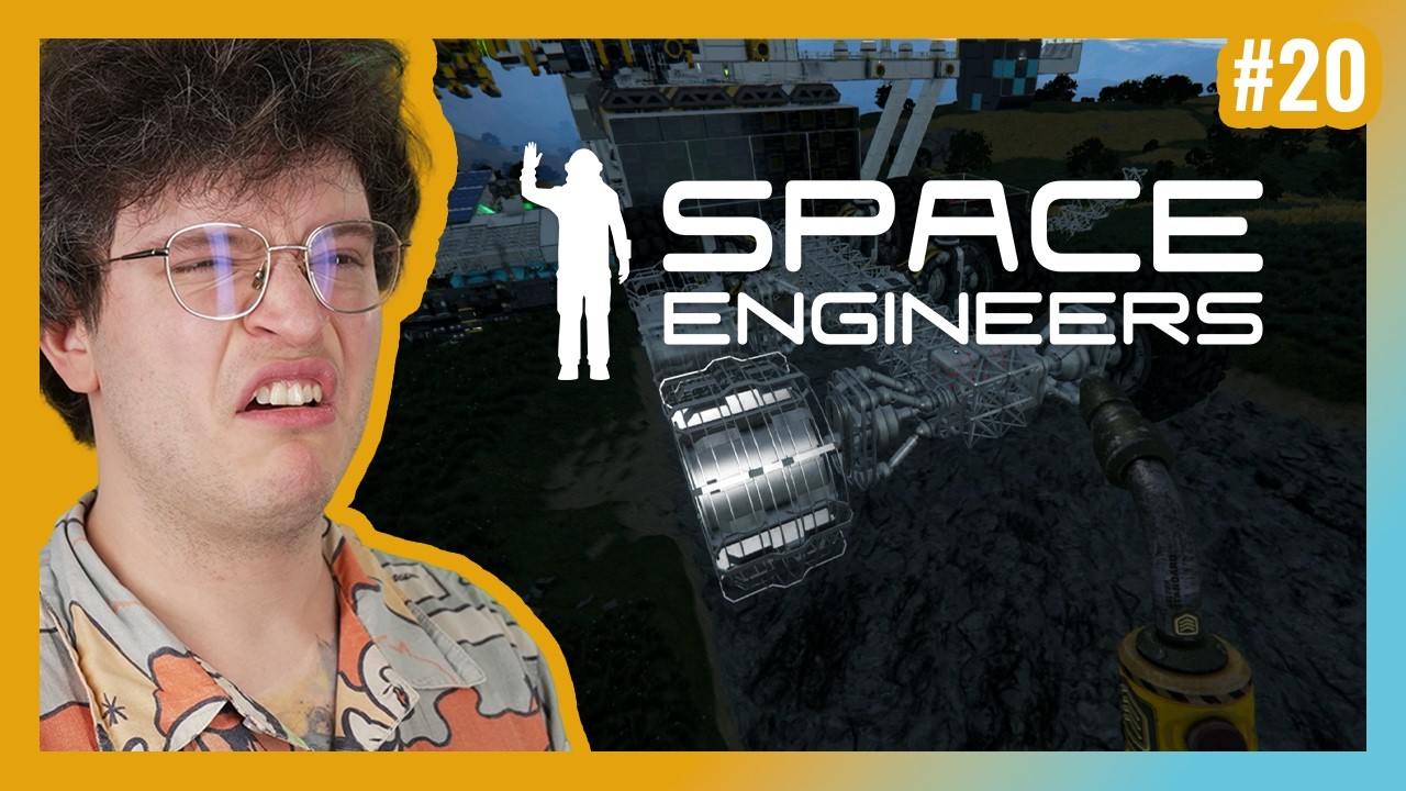 Space Engineers | L'imprimante 3D géante sur roues ! BLUEPRINT #enguytv #enguy | Let's Play #20