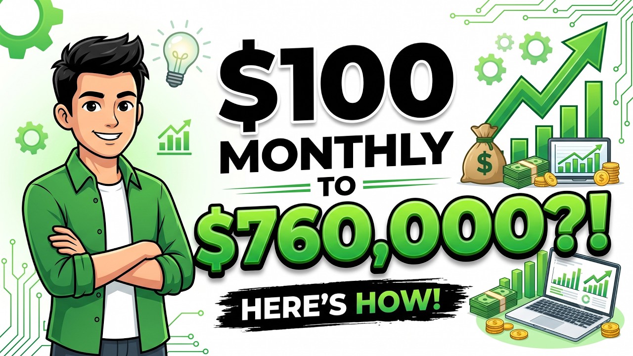 How to Turn $100 a Month into $760,000 | The Power of Compound Interest