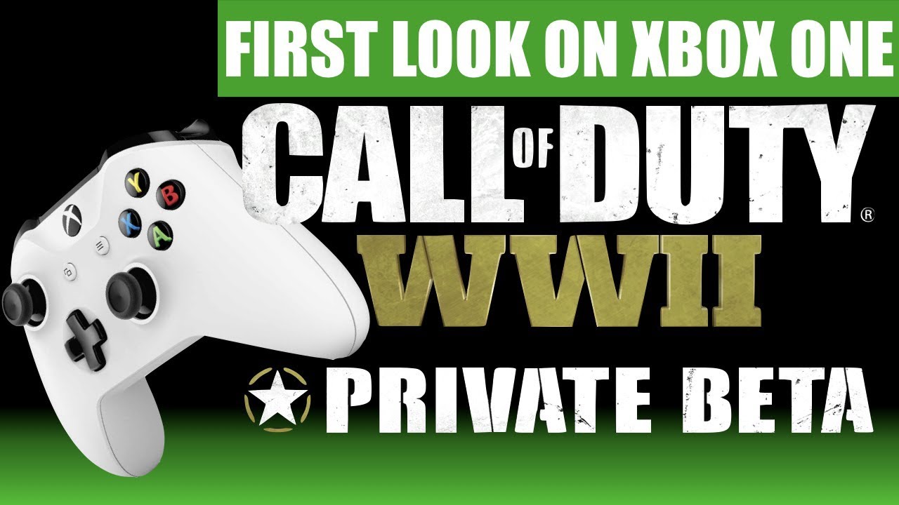 Call of Duty: WWII Private Beta Gameplay! First Look on Xbox One