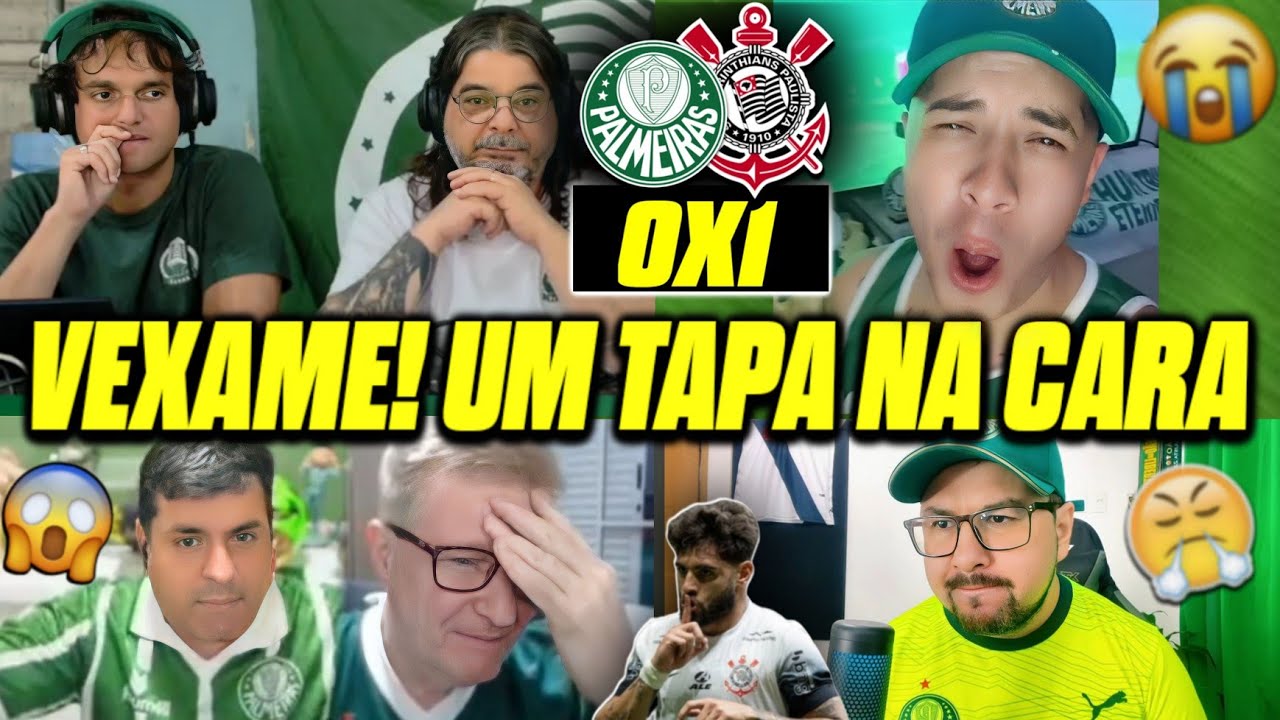 VAMOS RIR?! REAÇÕES DOS PALMEIRENSES APÓS CORINTHIANS GANHAR DERBY! REACT PALMEIRAS 0X1 CORINTHIANS