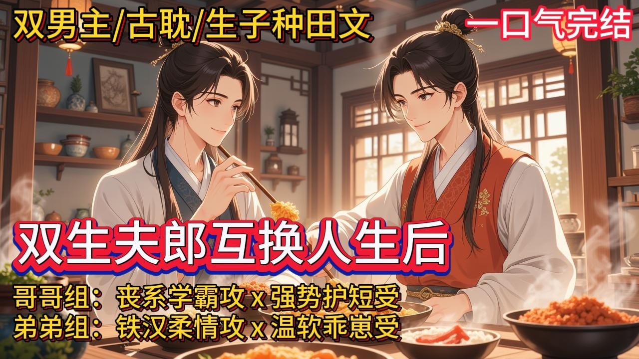 双男主🌈古耽/交换人生/生子/种田文💗陆家早年穷，送了一个孩子出去，十八年后，兄弟俩都到了说亲的年纪。哥哥性格强势，不满猎户的硬脾气；弟弟性格软绵，害怕书生家的极品亲戚。一次偶然，兄弟相遇，决定换亲。