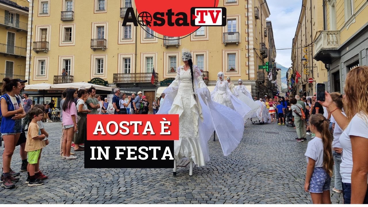 AOSTA è in FESTA: trampolieri, clown, musica e artigianato